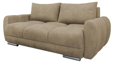 Produktbild von MIRJAN24 Sofa Logo 2, Wohnzimmer Couch, 2-Sitzer, Wellenfeder, Polstersofa (Farbe: Lumo 30)
