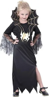 Obrázek produktu pro Halloween kostým černá vdova 130/140 cm