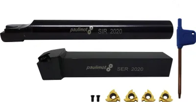 Produktbild von PAULIMOT Gewindeschneid-Set 20 mm für Steigung bis 3,0 mm, 11-teilig