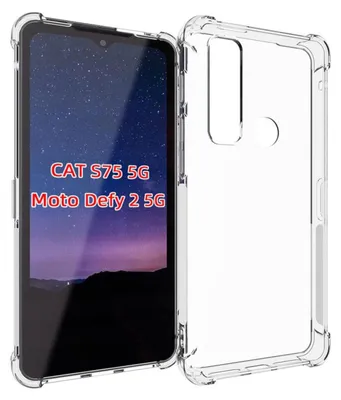 Obrázek produktu pro Pro Cat S75 / Motorola Defy 2 Shock TPU Ochranný kryt mobilního telefonu Transparentní