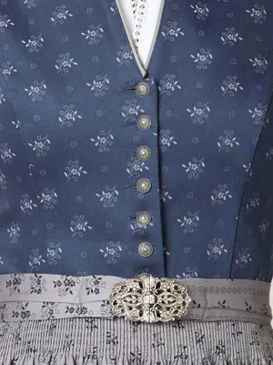 Produktbild von Dirndl Amalie2 65er Länge dunkelblau 34