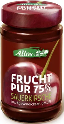 Produktbild von MUS WIŚNIOWY (75 % OWOCÓW)  250 g - ALLOS