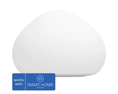 Obrázek produktu pro Philips Hue White ambiance Stolní svítidlo Wellner, Chytrá stolní lampa, Bluetooth/Zigbee, Bílá, LED, Sklo, E27