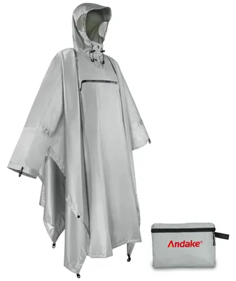 Productafbeelding van Waterdichte Regenponcho voor Volwassenen, Lichtgewicht en Herbruikbaar