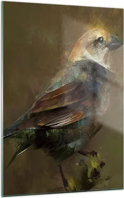 Produktbild von Bilder auf glas - Einteilig - Vogel Natur - 50x70cm - Glasbilder - Wandbilder - Bilder - Kunstdruck - zum Aufhängen bereit - Wanddekoration aus Glas - Glas Bilder - Wandbild auf Glas - GPA50x70-3924