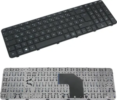 Produktbild von Trade-Shop Laptop Tastatur QWERTZ mit Rahmen für HP Pavilion G6-2000 681800-141