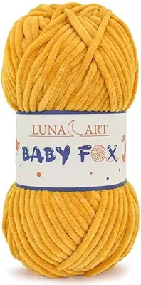 Zdjęcie produktu dla Włóczka Luna Art Baby Fox 100-37 / musztarda