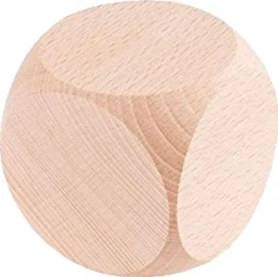 Productafbeelding van GICO knutselblokjes 60 mm – 1. Houten blokjes, naturel, 5975