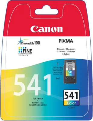 Produktbild von Canon CL-541 Tintenstrahl Tintenpatrone - Cyan, Magenta, Gelb - Original - 1 Pack - Tintenstrahl - 180 Seiten - 1er Pack