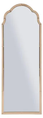 Image de Miroir mural Tangeri en arc avec cadre miroir rose 49x144 cm