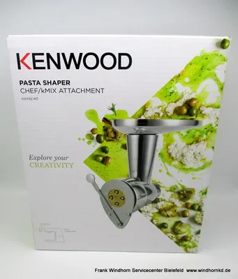 Produktbild von Kenwood KAX92.A0ME, Nudelpresse, Aluminium, Aluminium, Edelstahl, Edelstahl, 375 mm, 320 mm