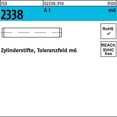Produktbild von Reyher  Zylinderstifte ISO 2338 1.4305 8 m6 x 22 A 1 (100 Stück)