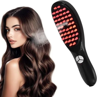 Image de Brosse à cheveux sans fil avec luminothérapie