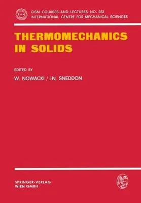 Produktbild von Thermomechanics in Solids
