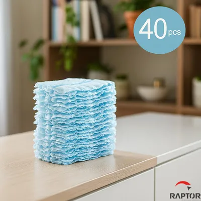 Produktbild von Für Swiffer Staubmagnet - 40 Ersatztücher - Nachfüller - Staubtuch - Microfaser
