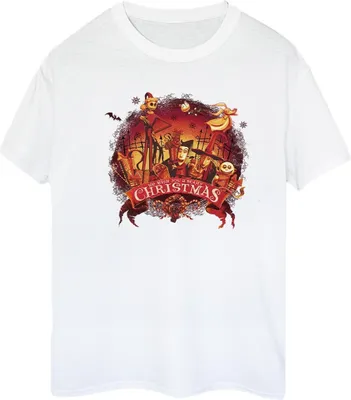 Produktbild von Disney - "The Nightmare Before Christmas" T-Shirt für Damen BI41766 (S) (Weiß)