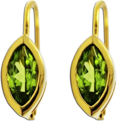 Produktbild von Peridot Ohrringe Gelbgold 333 8K Natur Edelsteine