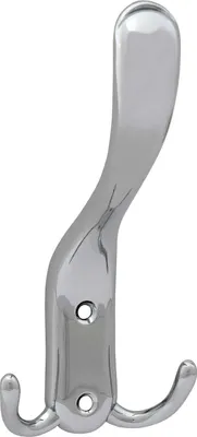 Produktbild von Huthaken Canelli Breite 78 mm, Höhe 160 mm, Zinkdruckguss verchromt poliert