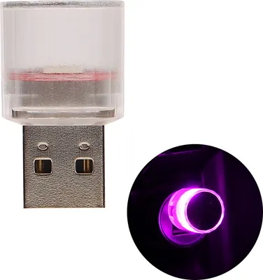 Produktbild von USB-Autolampe Mini-Größe Plug-Play Tragbares Universal-LED-Atmosphärenlicht Notbeleuchtung Raumdekoration