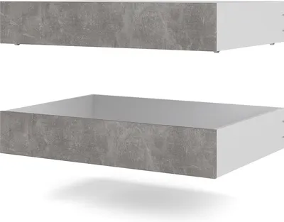 Zdjęcie produktu dla Nada Łóżko 3 szuflady łóżka szerokość 99 cm, dekor beton.