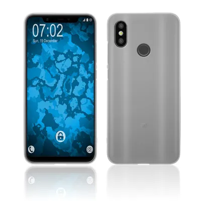 Produktbild von PhoneNatic Case kompatibel mit Xiaomi Mi 8 - clear Silikon Hülle matt Cover