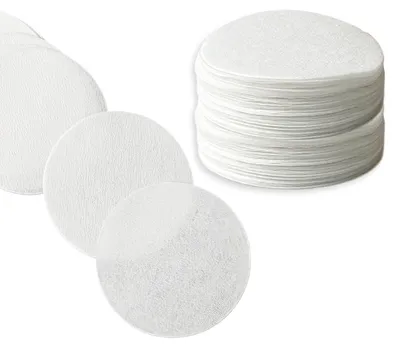 500 Filterpapiere für Kaffeemaschinen, 53 mm, weiß, Einweg