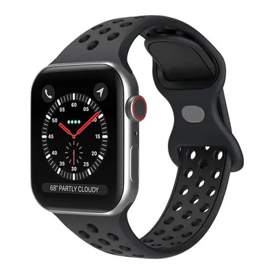 Produktbild von Strap-it Classic Sportarmband passend für Apple Watch Series 1/2/3/4/5/6/7/8/9/10/11/SE/Ultra (2) - Größe: 44/45/46/49 mm