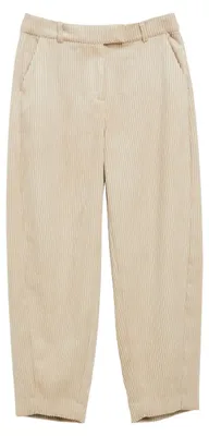 Produktbild von comma Damen Hose mit weitem Bein im Barrel-Stil aus Breitcord