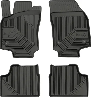 Image de Tapis de Sol de Voiture pour Opel Astra H 2004-2014 TPE Antidérapant Noir 4Pcs
