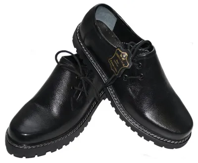 Produktbild von Haferlschuhe Trachtenschuhe aus Glattleder Original-Handmachart, Schuhgröße:42, Farbe:Schwarz