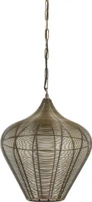 Produktbild von Light & Living - Hängeleuchte Alvaro - Antik Bronze - Ø36cm Hängelampe - Esstischlampe - Wohnzimmerlampe - Schlafzimmerlampe - Wohnzimmer