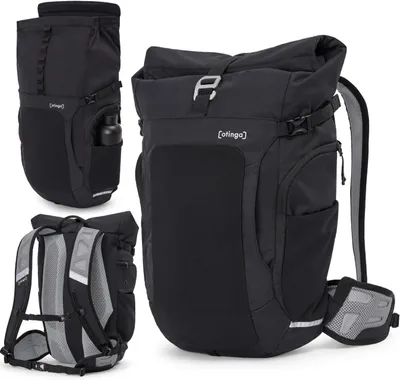 Productafbeelding van Rolltop rugzak 23 tot 27 liter - Laptopvak - Reflecterend