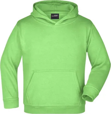 Produktbild von Klassisches Kinder-Kapuzensweat in vielen Farben lime-green, Gr. S