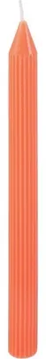Produktbild von 2 Stabkerzen Geriffelt Lachs 25cm