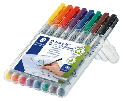 Produktbild von STAEDTLER Lumocolor 311 non-permanent Universalstift S (0.4mm) Box mit 8 Farben