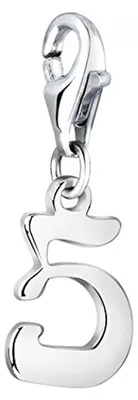 Immagine prodotto di Ciondolo n. 5 in argento sterling 925