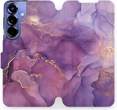 Produktbild von Handyhülle mit klappe für Galaxy S25 Plus, Mobiwear Book, Violett
