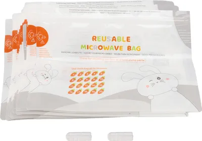 Zdjęcie produktu dla 42 sztuki Laktator, torba do mikrofalówki, wielofunkcyjna butelka dla niemowląt, zamek błyskawiczny, para do akcesoriów do karmienia