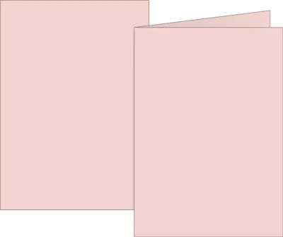 Produktbild von Klappkarte B6 200g rosé 10Karten