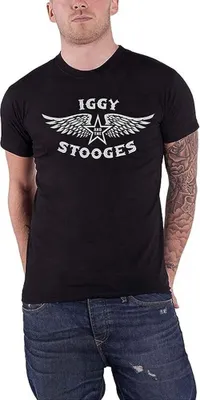 Obrázek produktu pro Iggy & The Stooges - Tričko pro muže/dámy Uni RO5939 (XL) (Černá)