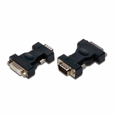 Produktbild von Digitus DVI Adapter, DVI-I, (24+5), jack, D-Sub, Schwarz