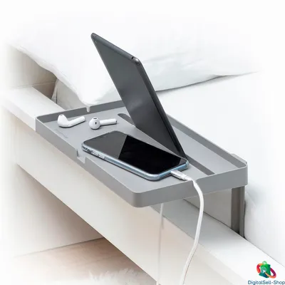 Produktbild von InnovaGoods Universal Nachttisch-Ablage – Bettregal mit Kabeldurchführung | DigitalSell-Shop