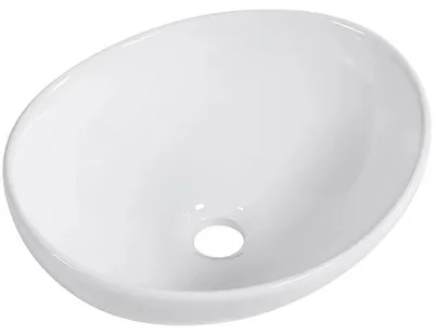 Immagine prodotto di CERANO - Lavabo in Vetroceramica Giorgio - da appoggio - bianco lucido - 41x33 cm