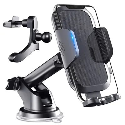 Produktbild von Strex Handyhalterung Auto - Windschutzscheibe - Armaturenbrett - Lüftungsgitter - GSM-Halter für alle Handys - 360° drehbar