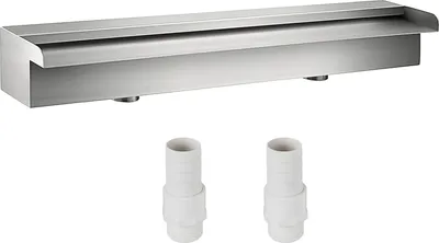 Produktbild von 600 mm Edelstahl Wasserfall Waterblade Cascade Koi Fischteich Einlauf