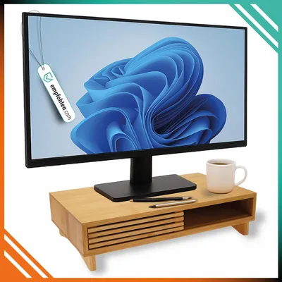 Produktbild von Monitorständer mit Schiebefach 42 x 24 x 10,5 cm