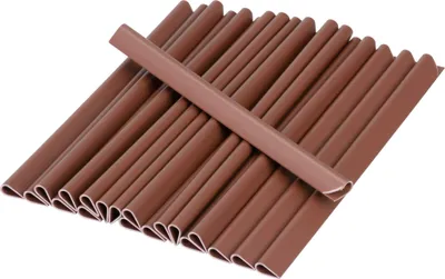 Obrázek produktu pro Klips Strend Pro EUROSTANDARD, pro upevnění lišt na ochranu soukromí 19 cm, mahagonově hnědá, RAL8016, 20 ks, náhradní díl