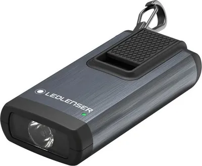 Produktbild von Ledlenser K6R Taschenlampe schwarz, bis zu 400 Lumen, 80 m Leuchtweite, 10 Std Laufzeit, integrierte Akku