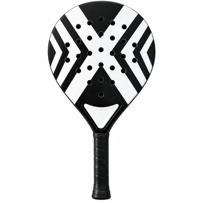 Produktbild von Padel Schläger Padelschläger Set für Anfänger & Fortgeschrittene – Tennis Schläger Erwachsene Profi Racket (Weiß)