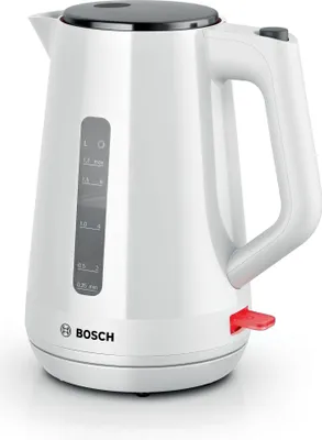 Obrázek produktu pro Bosch TWK1M121, 1,7 l, 2400 W, Bílá, Plast, Indikátor úrovně vody, Zabezpečení proti přehřátí